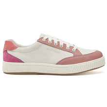Load image into Gallery viewer, CHATHAM Fingle G2 Premium Leather Court-Style Trainers - Women&#39;s - White / Pink
