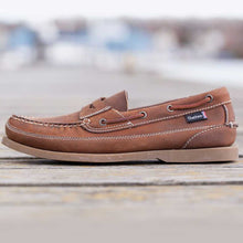 Load image into Gallery viewer, CHATHAM Gaff II G2 Slip-On Leather Deck Shoes - Mens - Walnut
