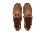 CHATHAM Galley II Leather Boat Shoes - Men's - Dark Tan