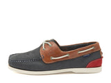 CHATHAM Galley II Leather Boat Shoes - Men's - Navy / Tan