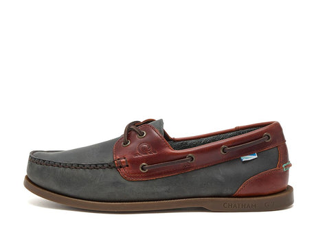 CHATHAM Ladies Bermuda G2 Leather Boat Shoes - Navy/Seahorse