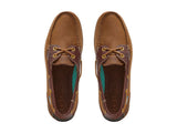 CHATHAM Ladies Bermuda G2 Leather Boat Shoes - Walnut/Brown Snake