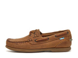 CHATHAM Ladies Deck II G2 Leather Boat Shoes - Walnut