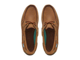 CHATHAM Ladies Deck II G2 Leather Boat Shoes - Walnut