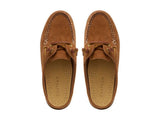 CHATHAM Ladies Lyme G2 Leather Mule Boat Shoes - Tan
