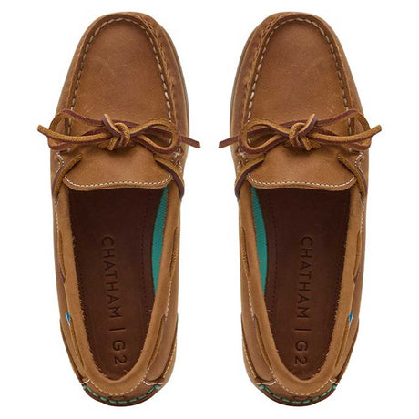 30% OFF CHATHAM Ladies Olivia G2 Slip-On Deck Shoes - Walnut UK 6 Chatham
