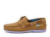 CHATHAM Pippa II G2 Leather Boat Shoes - Women's - Tan/Lavender