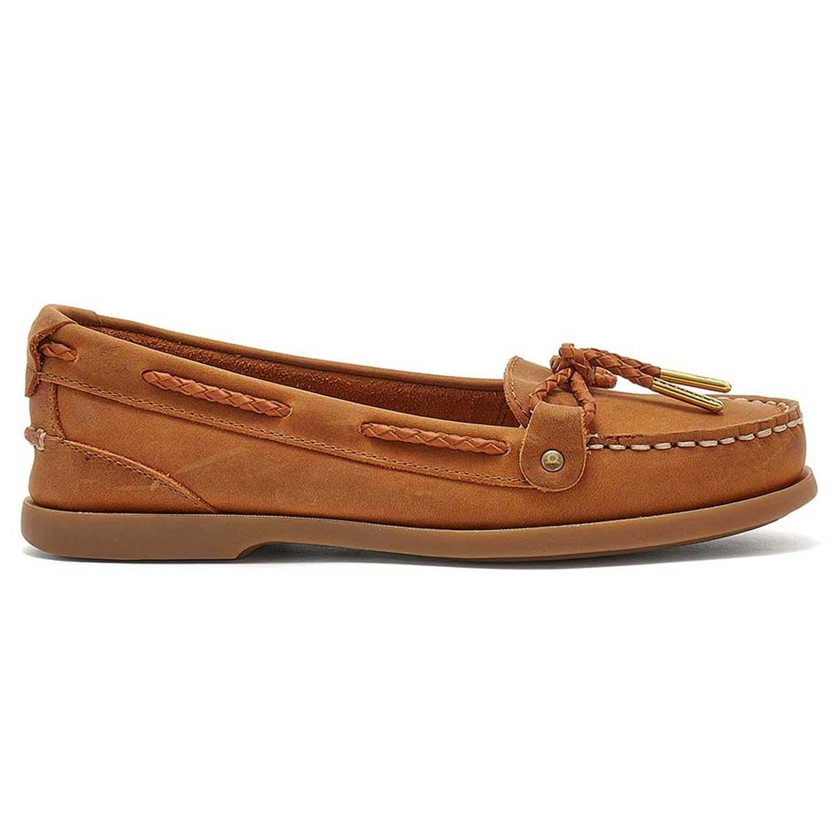 CHATHAM Rota G2 Leather Slip-On Boat Shoes - Women's - Walnut