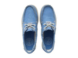 CHATHAM x JOULES Jetty Canvas Boat Shoes - Women's - Blue