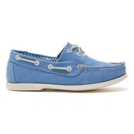 CHATHAM x JOULES Jetty Canvas Boat Shoes - Women's - Blue