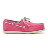 CHATHAM x JOULES Jetty Canvas Boat Shoes - Women's - Bright Pink