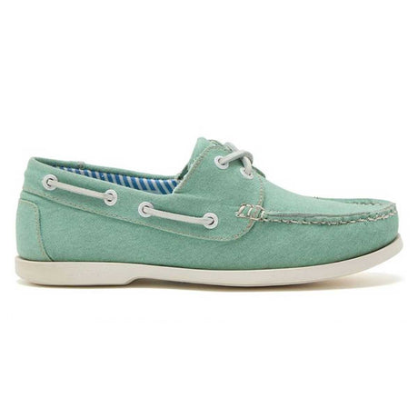 CHATHAM x JOULES Jetty Canvas Boat Shoes - Women's - Green