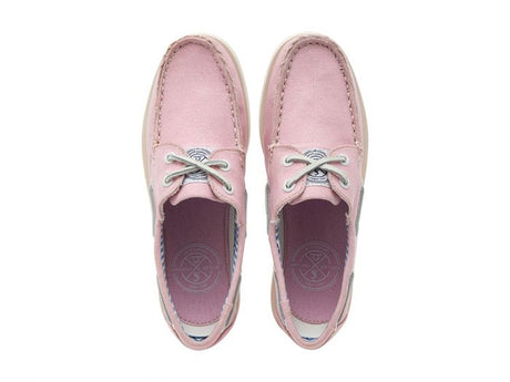 CHATHAM x JOULES Jetty Canvas Boat Shoes - Women's - Pink