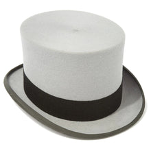 Load image into Gallery viewer, CHRISTYS&#39; Ascot Fur Felt Top Hat - Grey
