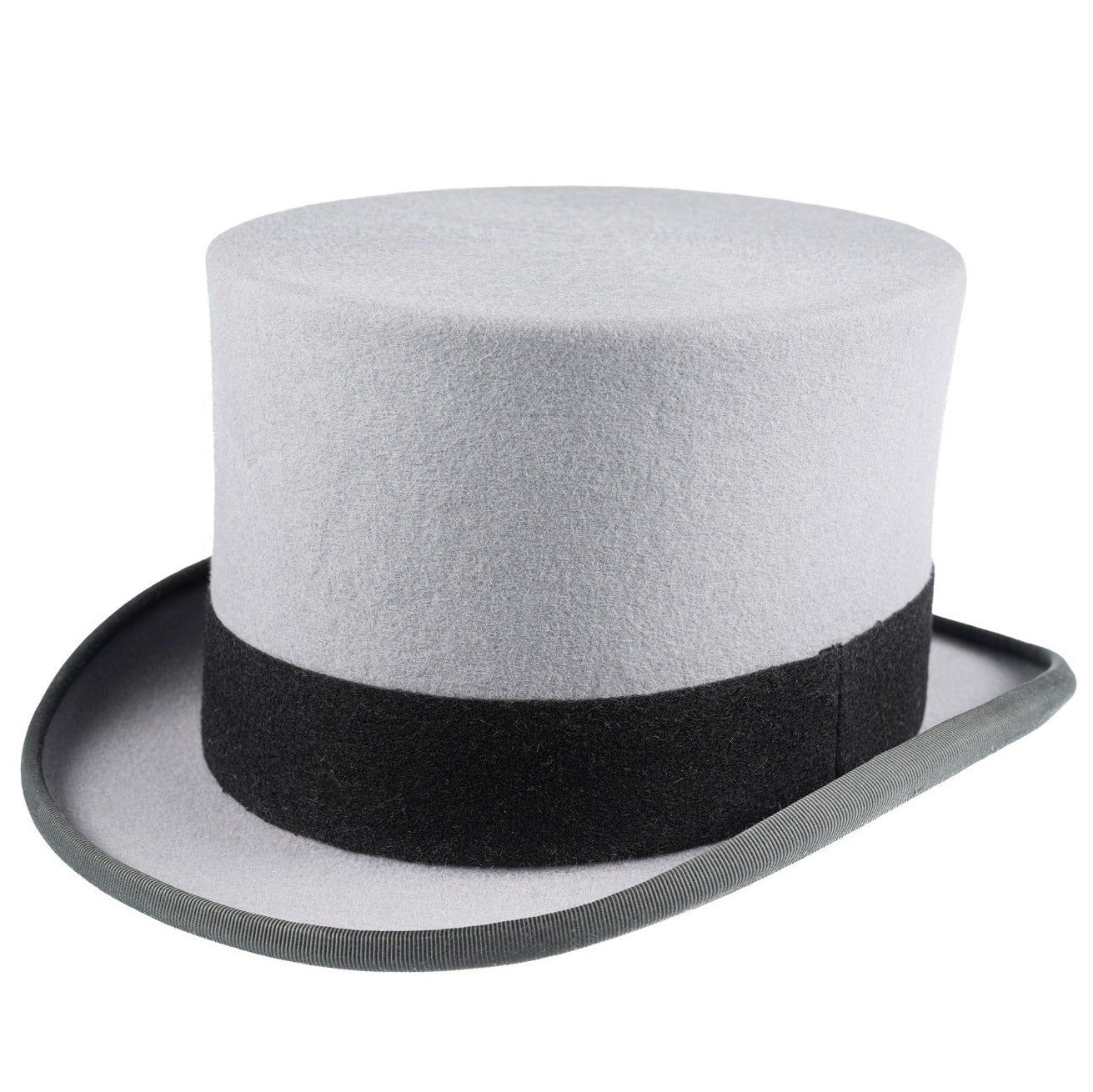 CHRISTYS' Ascot Fur Felt Top Hat - Grey