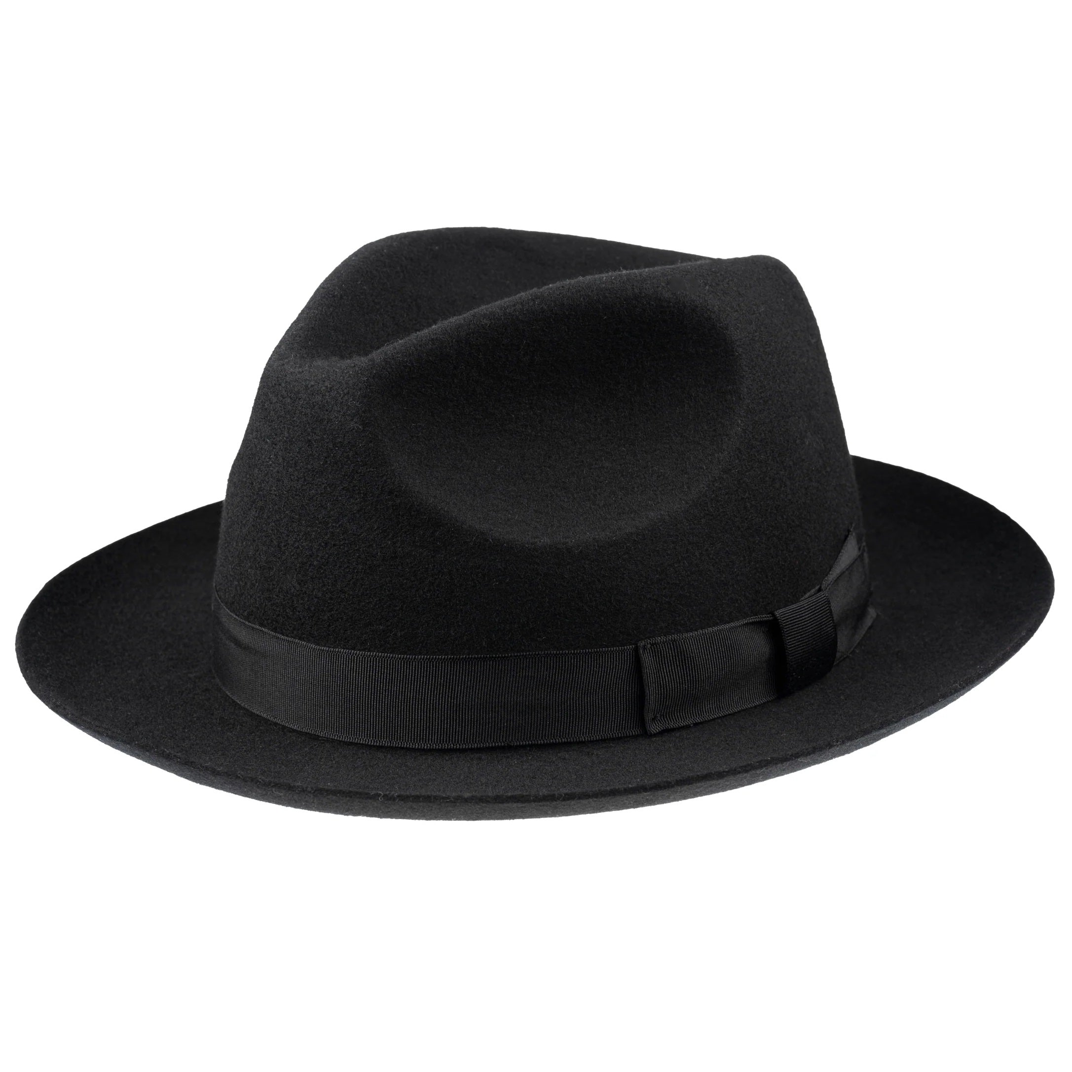 CHRISTYS' Chepstow Wool Felt Fedora Hat - Black