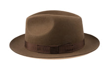 Load image into Gallery viewer, CHRISTYS&#39; Chepstow Wool Felt Fedora Hat - Brown
