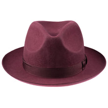 Load image into Gallery viewer, CHRISTYS&#39; Chepstow Wool Felt Fedora Hat - Maroon
