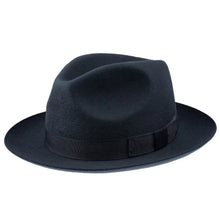 Load image into Gallery viewer, CHRISTYS&#39; Chepstow Wool Felt Fedora Hat - Navy
