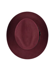 Load image into Gallery viewer, CHRISTYS&#39; Classic Fur Felt Fedora Hat - Red Wine
