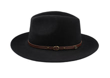 Load image into Gallery viewer, CHRISTYS&#39; Crushable Wool Felt Safari Hat - Black
