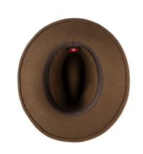Load image into Gallery viewer, CHRISTYS&#39; Crushable Wool Felt Safari Hat - Brown
