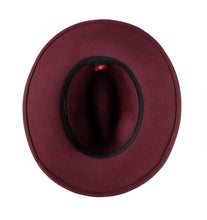 Load image into Gallery viewer, CHRISTYS&#39; Crushable Wool Felt Safari Hat - Maroon
