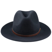 Load image into Gallery viewer, CHRISTYS&#39; Crushable Wool Felt Safari Hat - Navy
