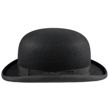 Load image into Gallery viewer, CHRISTYS&#39; Devon Fur Felt Bowler Hat - Adjustable Hunting Pad - Black
