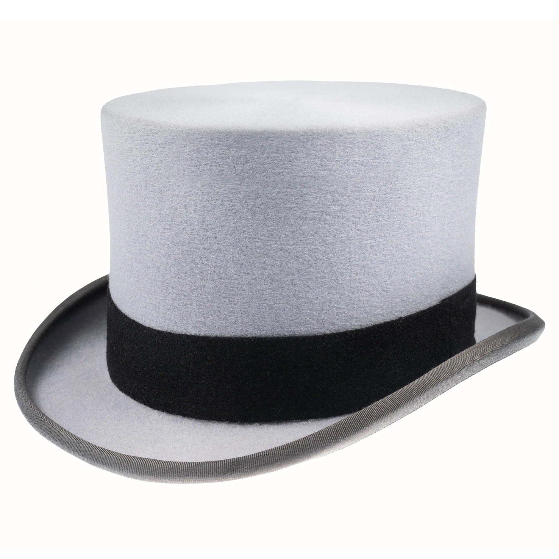CHRISTYS' Wool Felt Top Hat - Grey