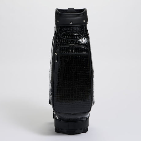 G/FORE Limited Release Croc-Embossed Leather Tour Bag – Onyx