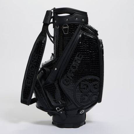 G/FORE Limited Release Croc-Embossed Leather Tour Bag – Onyx – Image 3