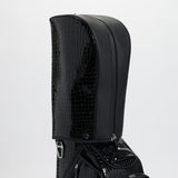 G/FORE Limited Release Croc-Embossed Leather Tour Bag – Onyx – Image 8