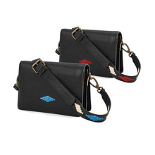 Load image into Gallery viewer, Pampeano - Ladies Estillo Crossbody Bag - Black Leather
