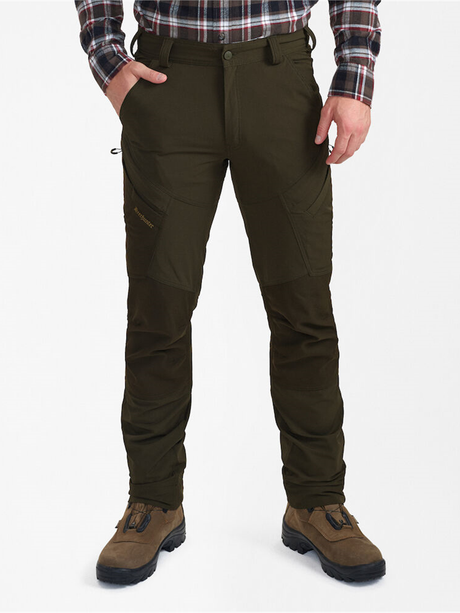 DEERHUNTER Northward Trousers - Mens - Bark Green official image 3