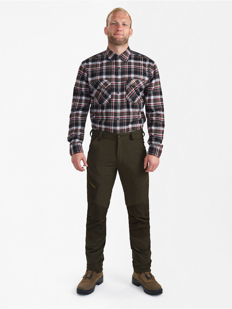 DEERHUNTER Northward Trousers - Mens - Bark Green official image 4