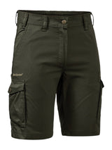 DEERHUNTER Lady Atlas Shorts - Womens - Timber front flat lay