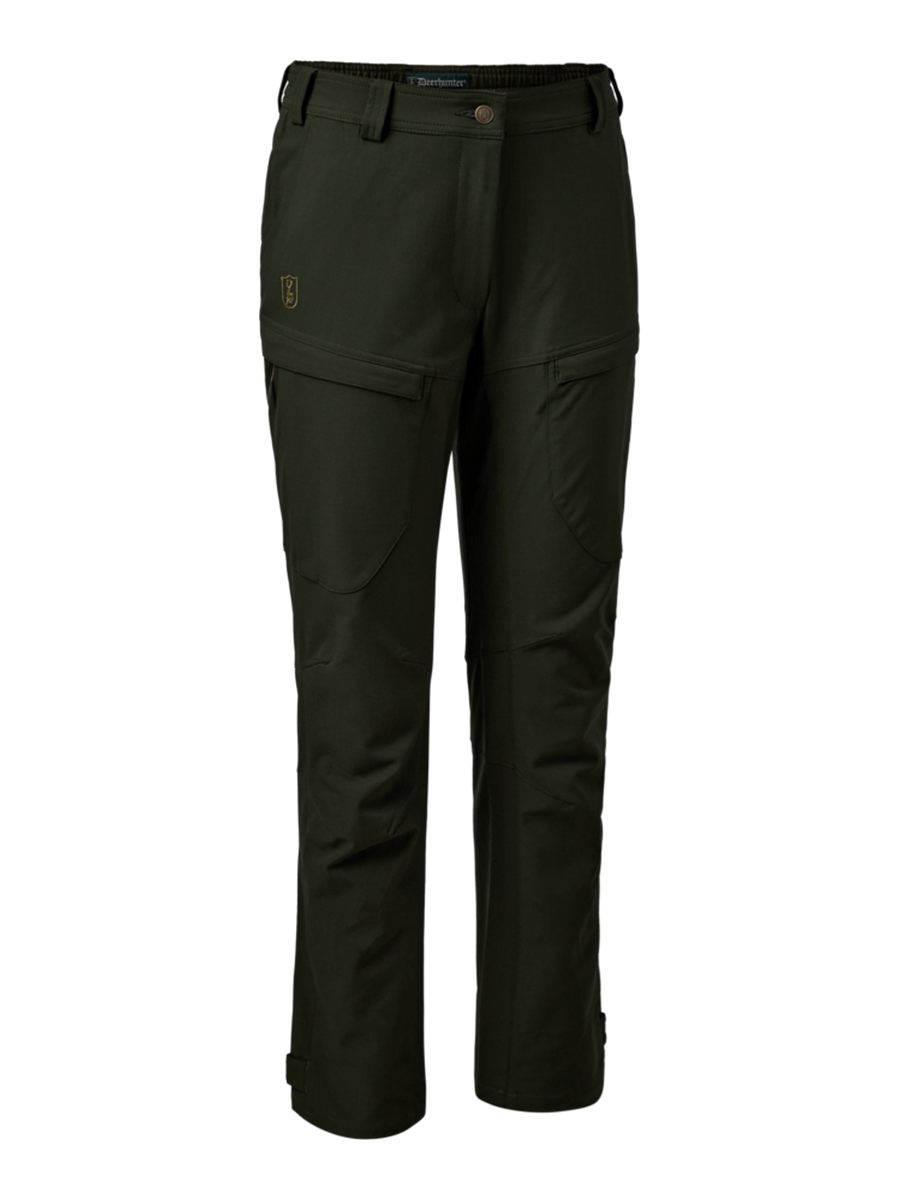 DEERHUNTER Lady Climate Trousers with 37.5® Technology - Womens - Forest Ember - front product view