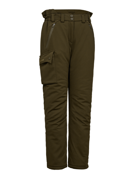 DEERHUNTER Lady Muflon Pro Winter Trousers - Womens - Art Green - front product view