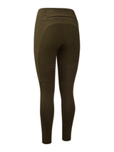 DEERHUNTER Lady Reinforced Tights - Womens - Art Green - rear product view