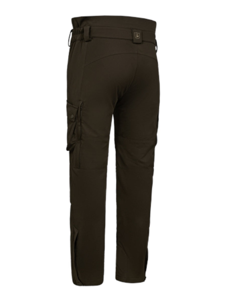 DEERHUNTER Muflon Pro Light Trousers - Mens - Art Green back flat lay