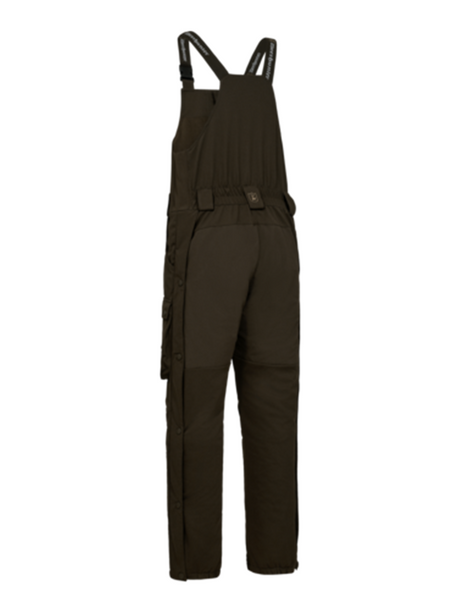 DEERHUNTER Muflon Pro Winter Bib Trousers - Mens - Art Green - rear product view