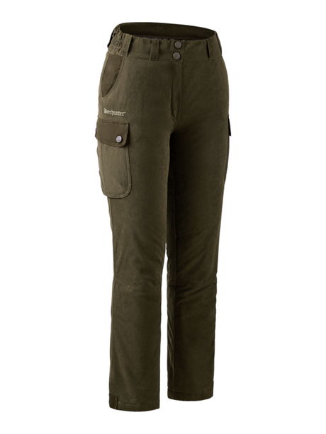 DEERHUNTER Lady Eagle Winter Trousers - Womens - Tarmac Green front flat lay