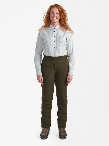 DEERHUNTER Lady Eagle Winter Trousers - Womens - Tarmac Green official image 3