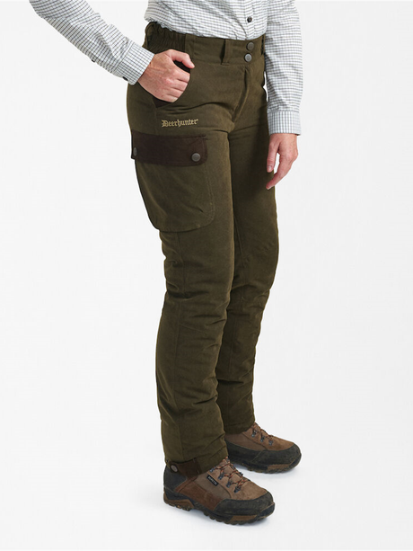 DEERHUNTER Lady Eagle Winter Trousers - Womens - Tarmac Green official image 4