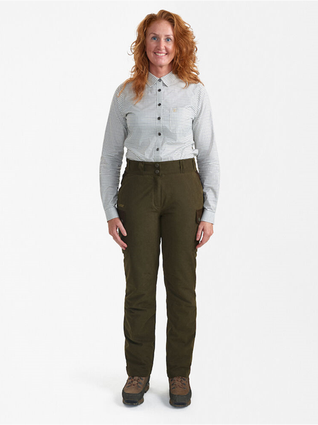 DEERHUNTER Lady Eagle Trousers - Womens - Tarmac Green official image 3