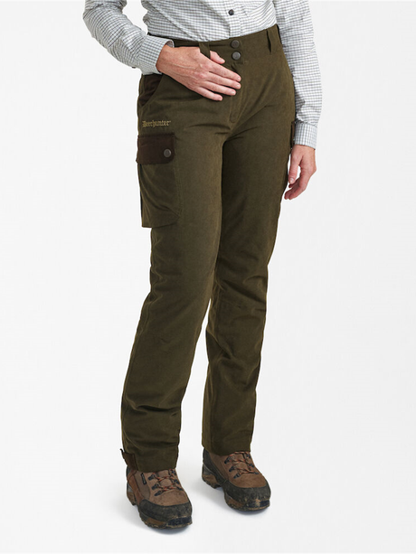DEERHUNTER Lady Eagle Trousers - Womens - Tarmac Green official image 4
