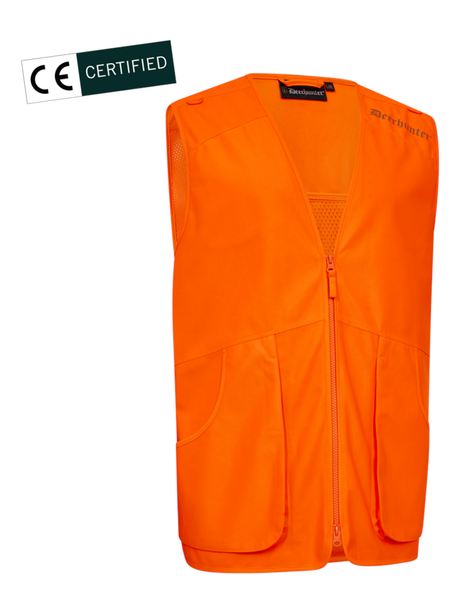 DEERHUNTER Hunting Mesh Safety Waistcoat - Unisex - Orange official image 3
