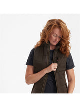 DEERHUNTER Lady Heat Padded Waistcoat - Womens - Wood official detail view 1