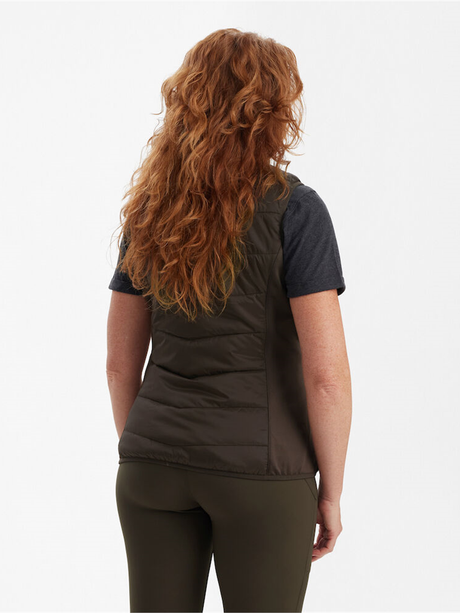 DEERHUNTER Lady Heat Padded Waistcoat - Womens - Wood official image 4